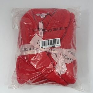 Victoria's Secret Cozy Plush Robe Red